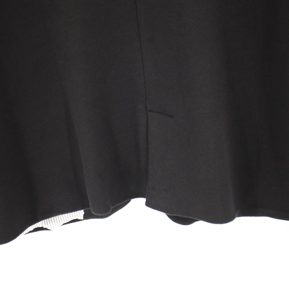NWT Gibson Blazer Women's large Notch Collar One Button Black Cotton Blend work - Picture 4 of 12
